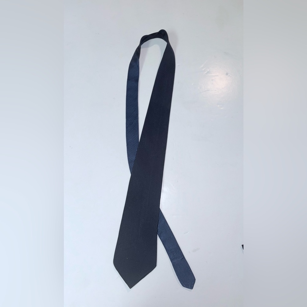 Tommy Hilfiger Mens Tie Dual Color - Dark blue 3 Light Blue